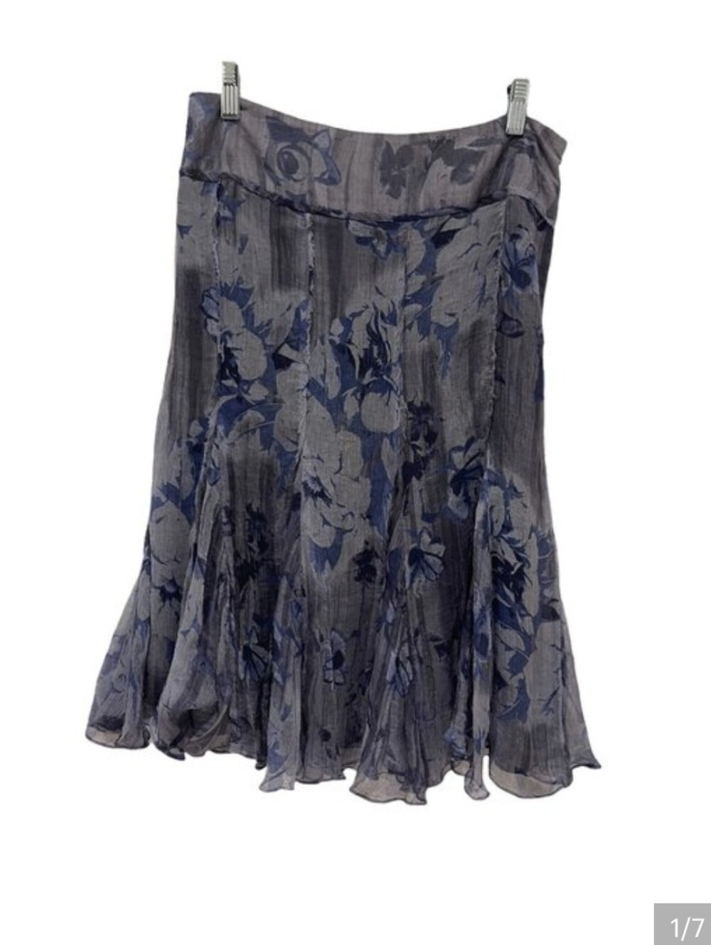 Dana Buchman Women's Floral Midi Skirt Size 8